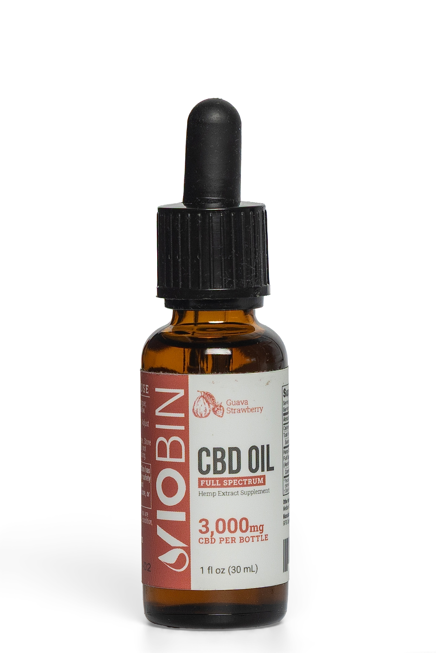 BROAD SPECTRUM GUAVA STRAWBERRY TINCTURE - 3000MG